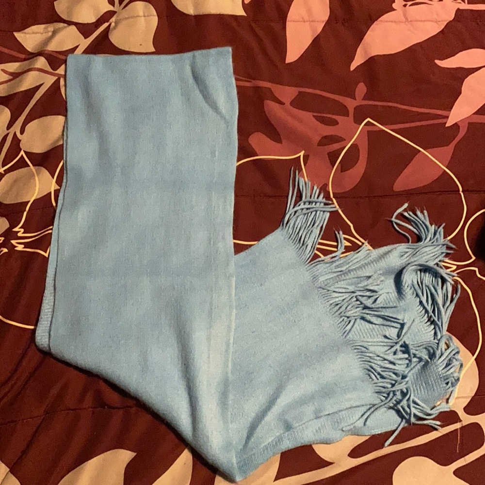 Blue scarf